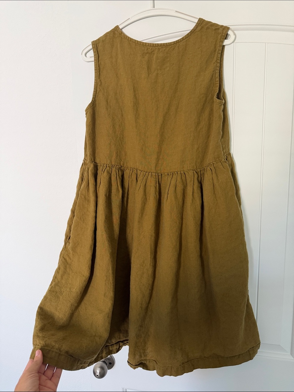 Not perfect linen MAMA sleeveless dress - Picture 3 of 3